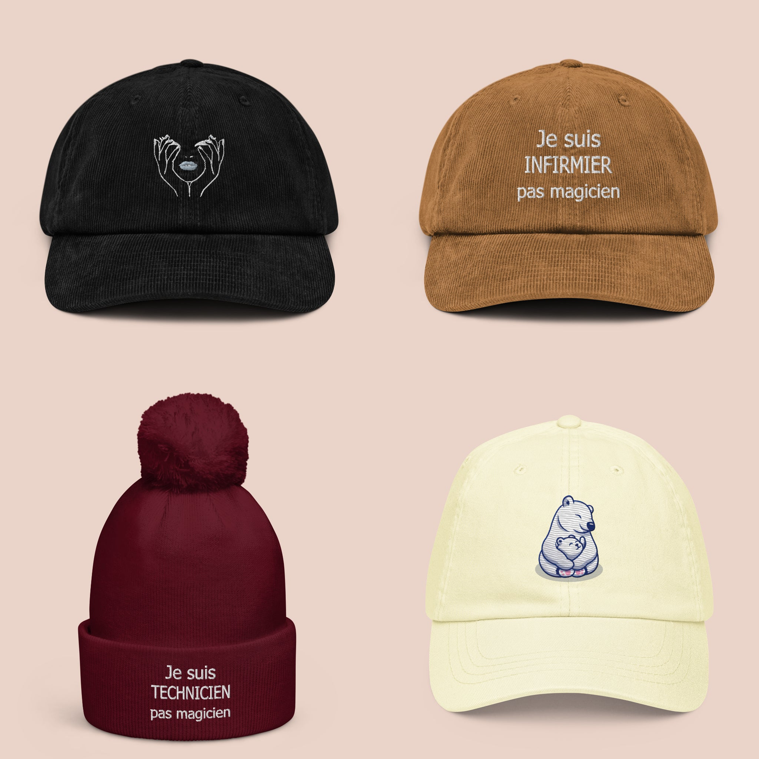 Des Casquettes et Tuques à couvrir ou à découvrir